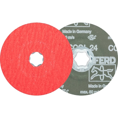Pferd Combiclick Fiber Disc, 4-1/2", Co-Cool, 24 40725
